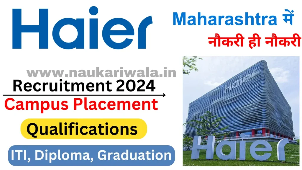Haier Appliances Campus Placement 2024