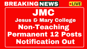 JMC Delhi Non Teaching Recruitment 2025