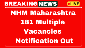 NHM Maharashtra Recruitment 2025