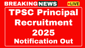 TPSC Principal Recruitment 2025