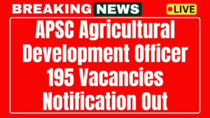 Assam PSC ADO Recruitment 2025