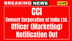 Cement Corporation of India Officer Recruitment 2025