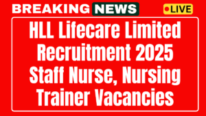 HLL Lifecare Limited Recruitment 2025