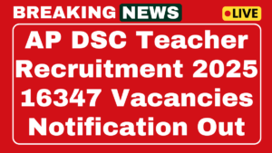 AP DSC Teacher Recruitment 2025