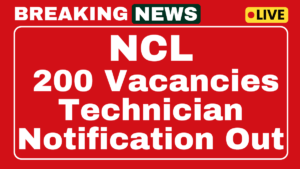 NCL Technician Recruitment 2025
