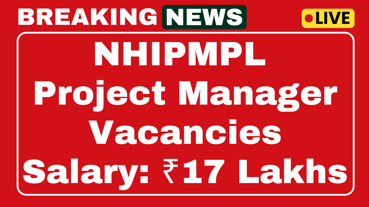 NHIPMPL Project Manager Recruitment 2025