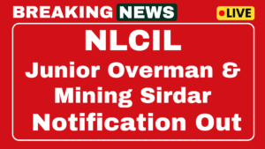NLCIL Recruitment 2025
