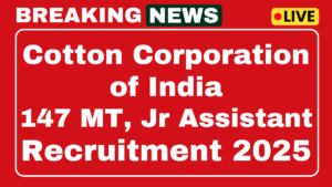 Cotton Corporation of India (CCI) Recruitment 2025