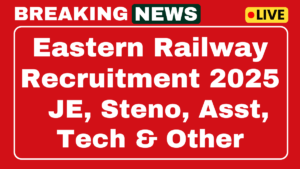 Eastern Railway Recruitment 2025