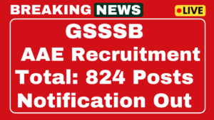 GSSSB AAE Recruitment 2025