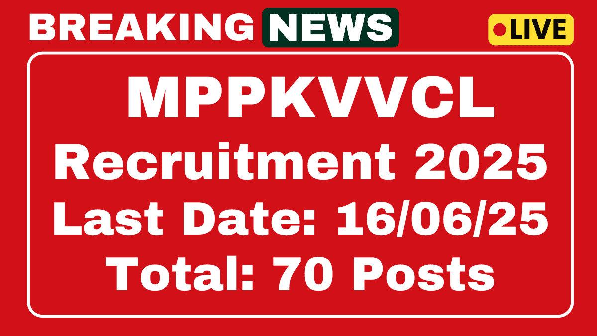 MPPKVVCL Apprentices Recruitment 2025