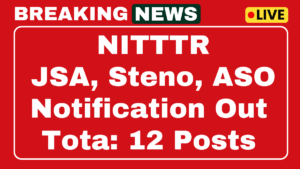 NITTTR Recruitment 2025