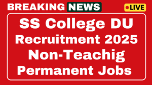 Swami Shraddhanand College Recruitment 2025