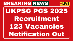 UKPSC PCS Recruitment 2025