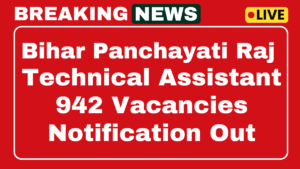 Bihar Panchayati Raj Technical Assistant Recruitment 2025