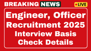 CCI Engineer, Officer Recruitment