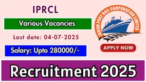 IPRCL Recruitment 2025 - Apply Offline for 81 Project Site Engineer, General Manager and Other Posts