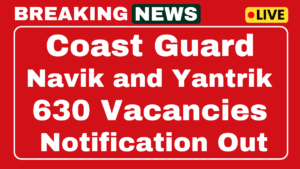 Indian Coast Guard Recruitment 2025