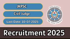 JKPSC Civil Judge Recruitment 2025 - Apply Online for 42 Posts