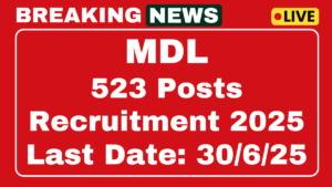 MDL Trade Apprentice Recruitment 2025