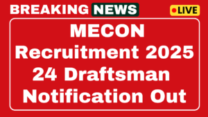 MECON Recruitment 2025