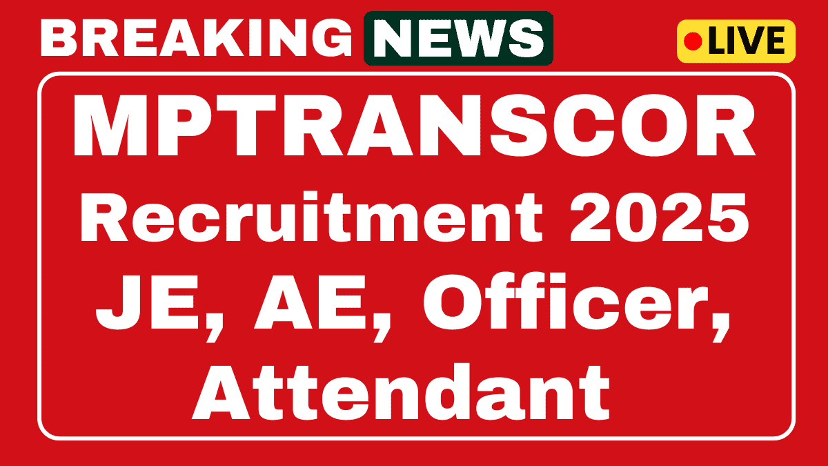 MPTRANSCOR Recruitment 2025