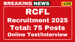 RCFL Management Trainee Recruitment 2025
