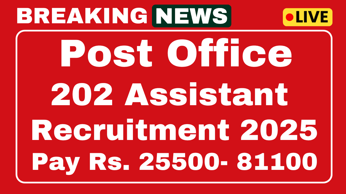 Tamil Nadu Postal Circle Recruitment 2025