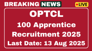OPTCL Apprentice Recruitment 2025