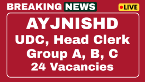 AYJNISHD Recruitment 2025 Apply Offline for 24 and Other Posts