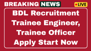BDL Recruitment 2025