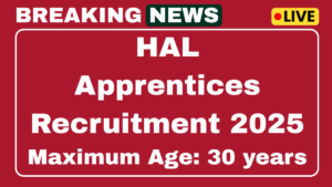HAL Apprentices Recruitment 2025