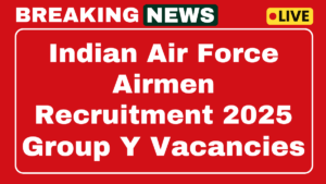 IAF Airmen Group Y Recruitment 2025
