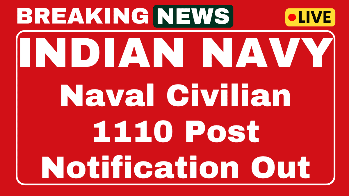 Indian Navy Naval Civilian Recruitment 2025
