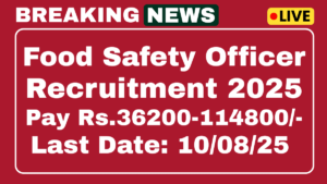 MPPSC Food Safety Officer Recruitment 2025