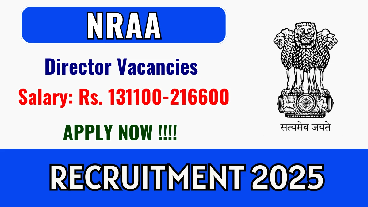 NRAA Director Recruitment 2025 - Apply Offline for 04 Posts