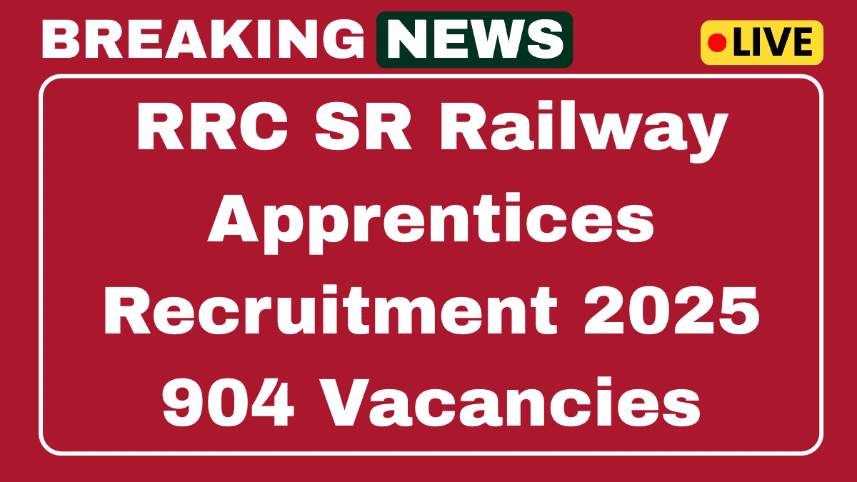 RRC SR Recruitment 2025