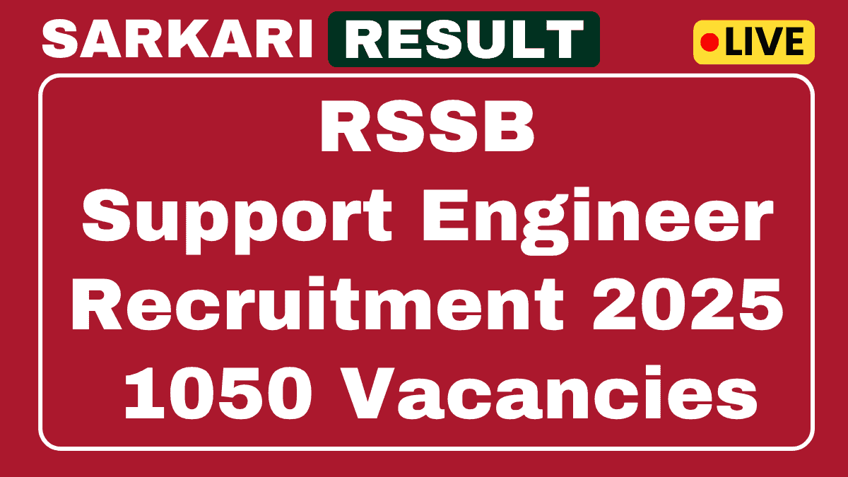 RSSB Support Engineer Recruitment 2025