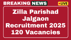 Zilla Parishad Jalgaon Recruitment 2025