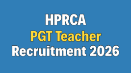 HPRCA Consultant 08/2026 PGT Teacher Online Form 2026 - PunjabJobAlert.com