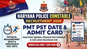Haryana HSSC 5500 Police Constable Candidates List, Admit Card -PunjabJobAlert.com