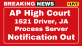 AP High Court Recruitment 2025 1621 Junior Assistant, Steno and Apply more posts