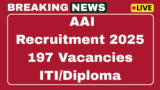 Apply Form for AAI Apprentice Recruitment 2025 197 Post