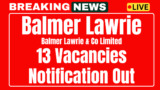 Apply for Balmer Laurie Recruitment 2025 Junior Officer and other 13 posts