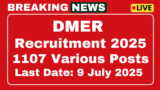 DMER Recruitment 2025 Online 1107 Laboratory Asst, Driver, Librarian Post Apply