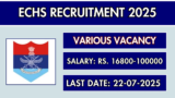 Echs Chennai Recruitment 2025 – 76 Chowkidar, Safaiwala and Apply Offline for more posts