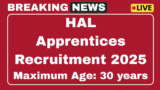 HAL Apprentice Recruitment 2025 Apply online link here