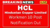 HCL Workman Recruitment 2025 – Apply online for 103 vacancies