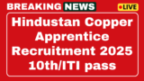 Hindustan Copper Trade Apprentice Recruitment 2025 – 209 apply online for posts