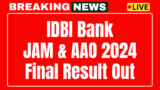 IDBI Junior Assistant Manager Jam and AAO 2024 Final Result Link